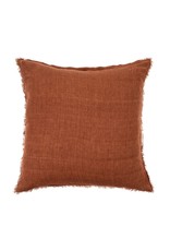 Lina Linen Pillow - Burnt Umber 24x24