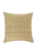 Lina Linen Pillow - Celery Root - 24"x 24"