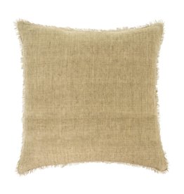 Lina Linen Pillow - Celery Root - 24"x 24"