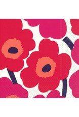 Marimekko Unikko Cocktail Napkin - Red