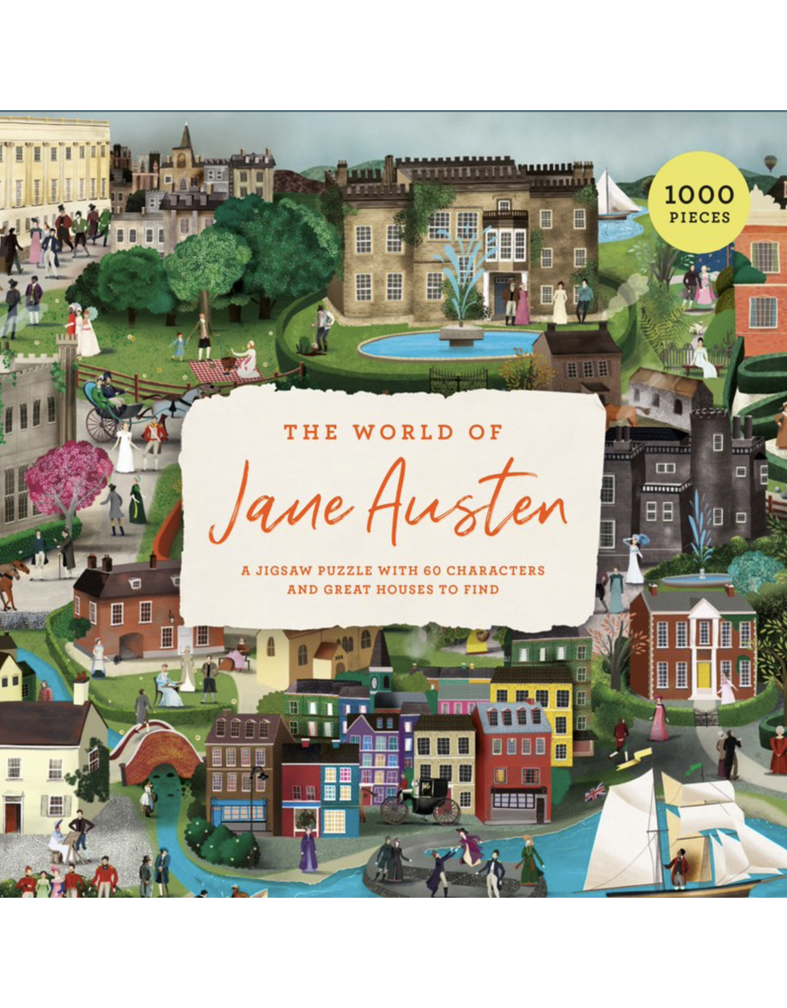 The World of Jane Austen Puzzle - 1000 Pieces