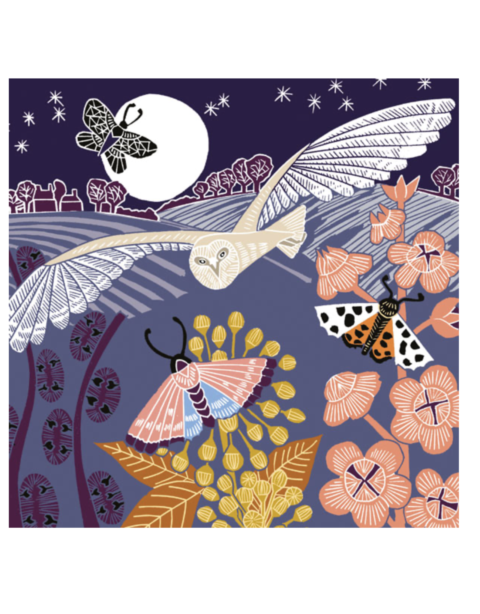 Just Because - Owl and Butterflies