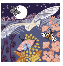 Just Because - Owl and Butterflies