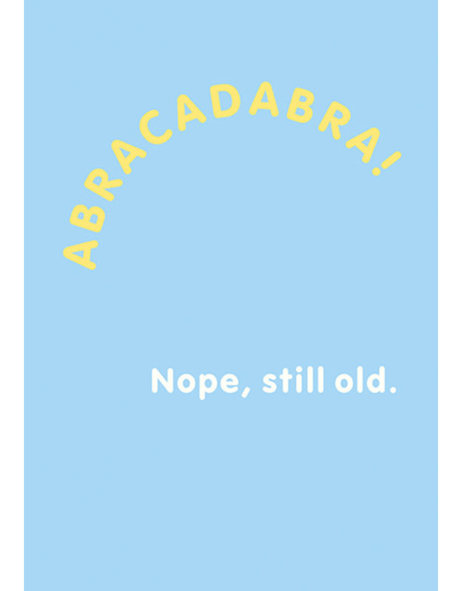 Birthday - Abracadabra!