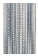 Dash & Albert Dash & Albert Lucky Stripe Grey Woven Cotton Rug 2' x 3'
