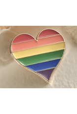 Pika & Bear Kinsey Pride Heart Pin