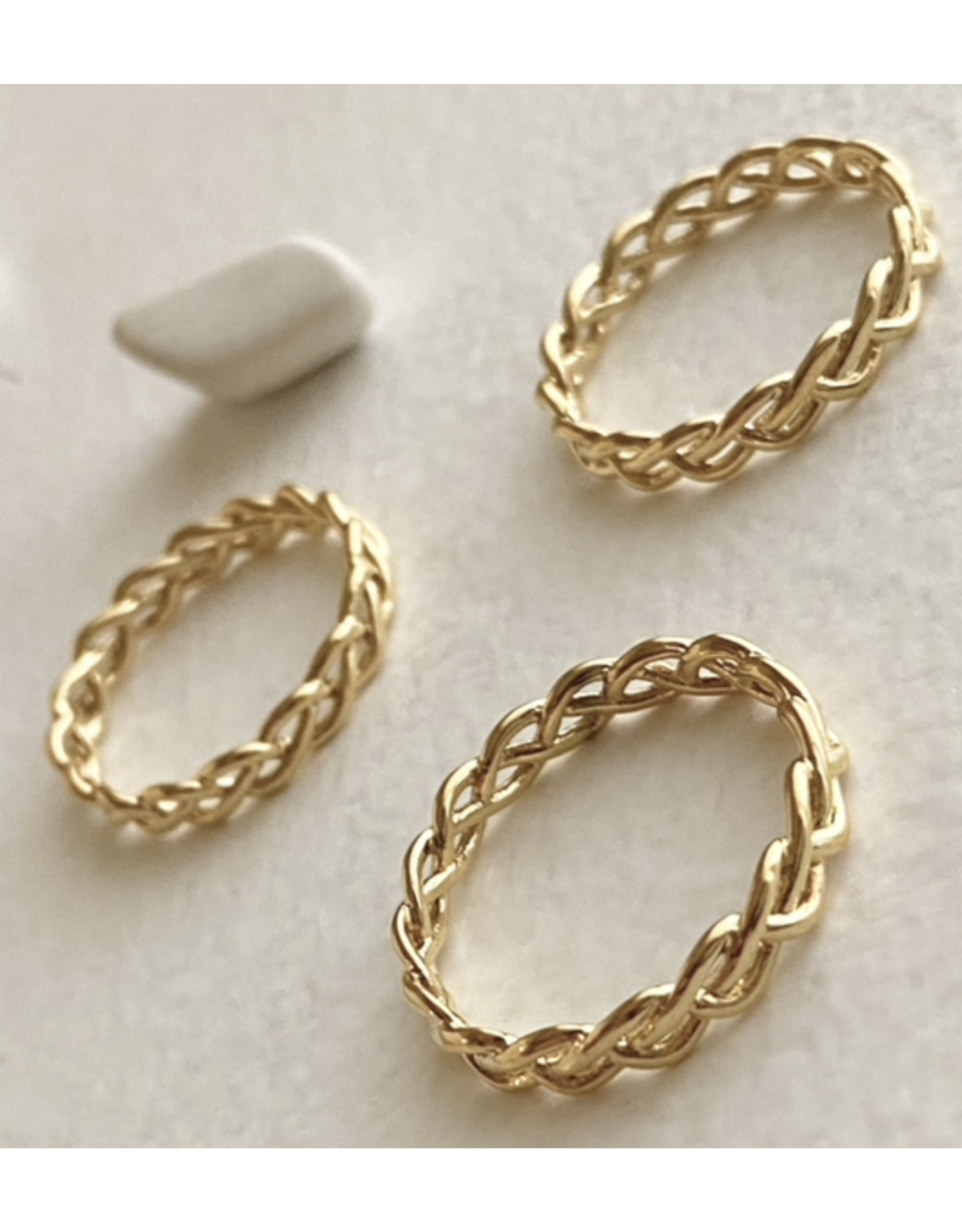 Shelia Braided Ring - Gold