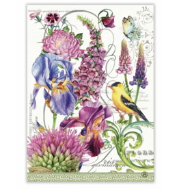 Michel Design Deborah's Garden Tea Towel