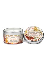 Michel Design Fall Leaves & Flowers Travel Candle