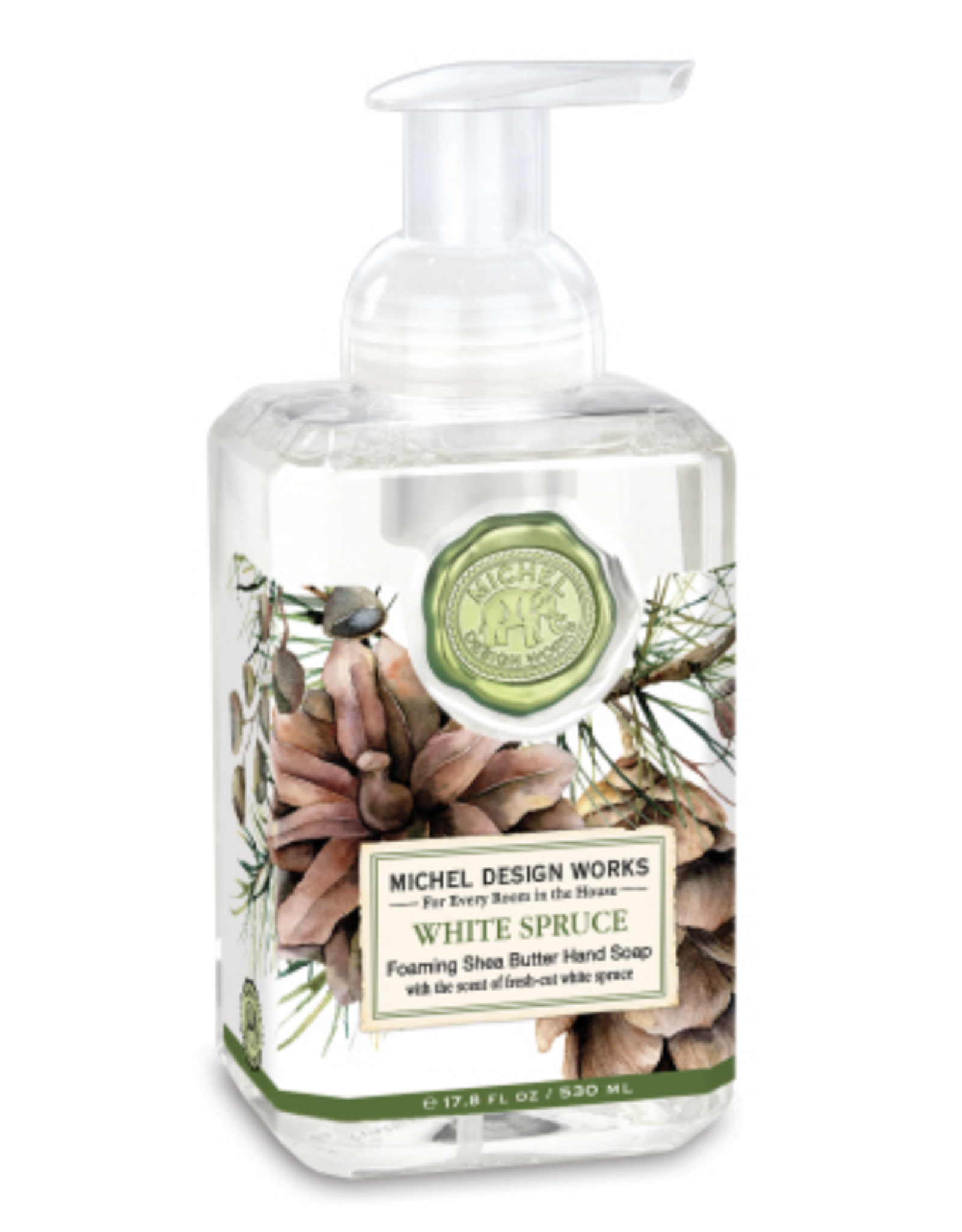 Michel Design White Spruce Foam Soap