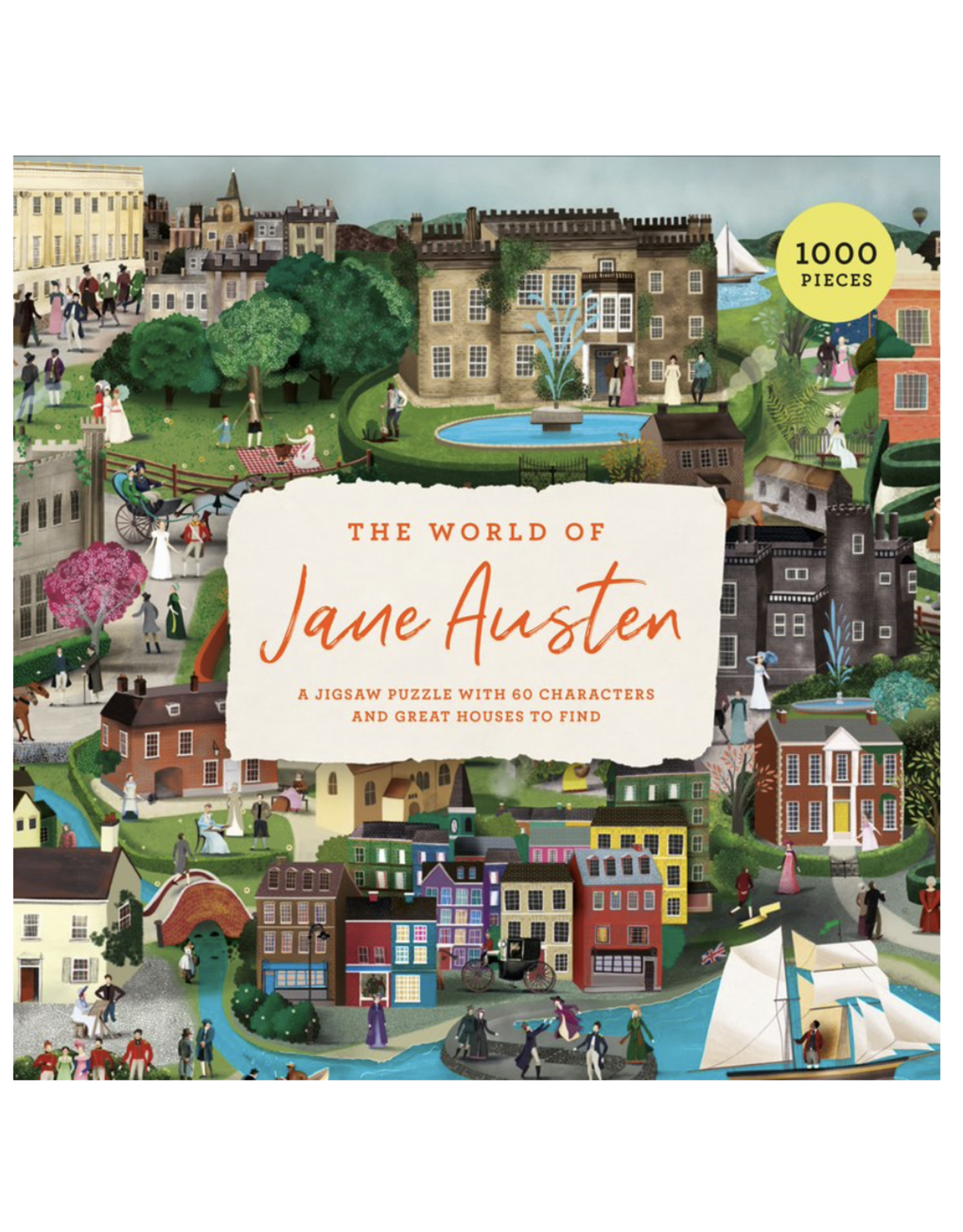 The World of Jane Austen Puzzle - 1000 Pieces