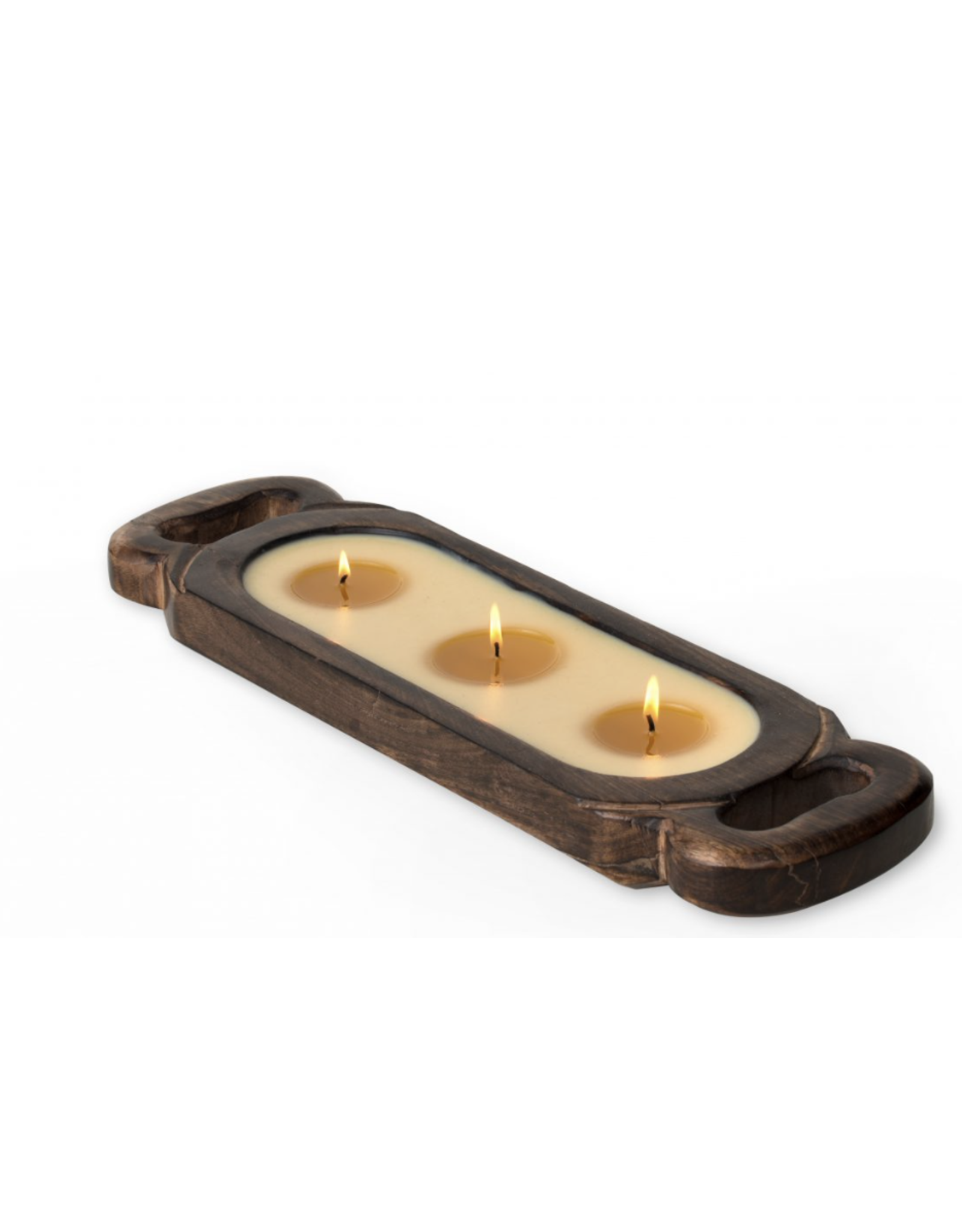Small Wooden Candle Tray - Grapefruit Pine