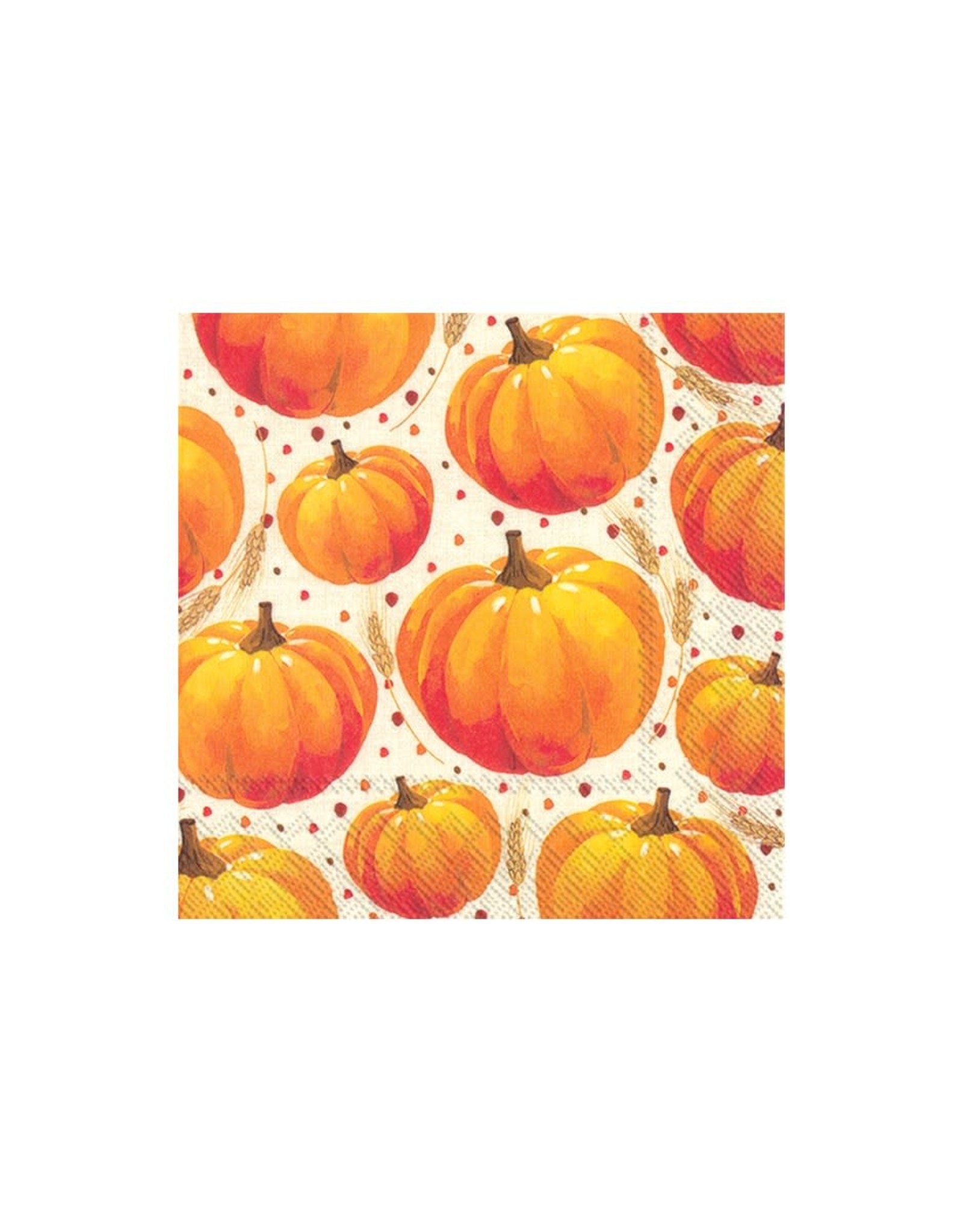 Allover Pumpkin - Paper Cocktail Napkin