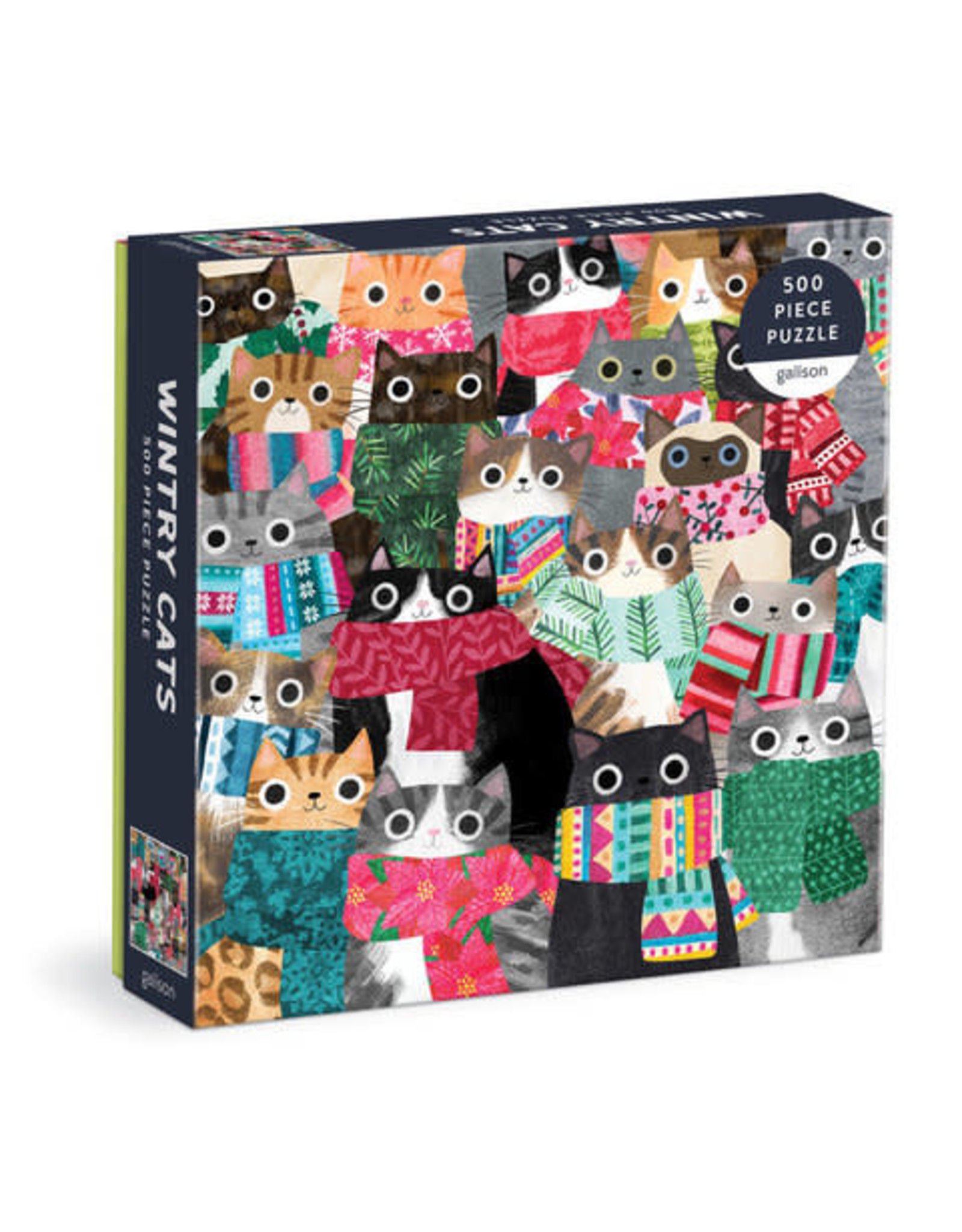 Wintry Cats - 500 Piece Puzzle