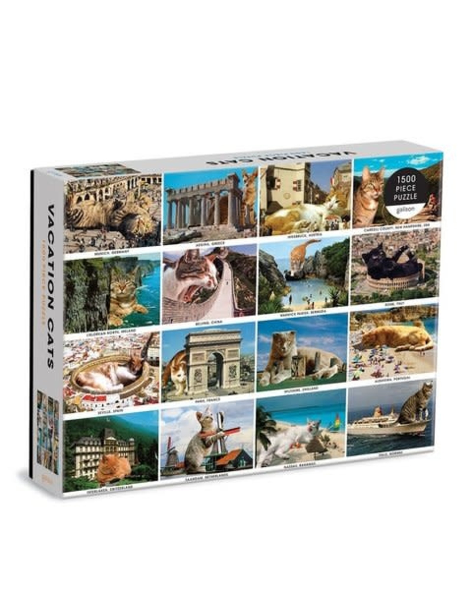 Vacation Cats 1500 Piece Puzzle