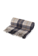 Highland Wool Throw - Bannockbane Silver