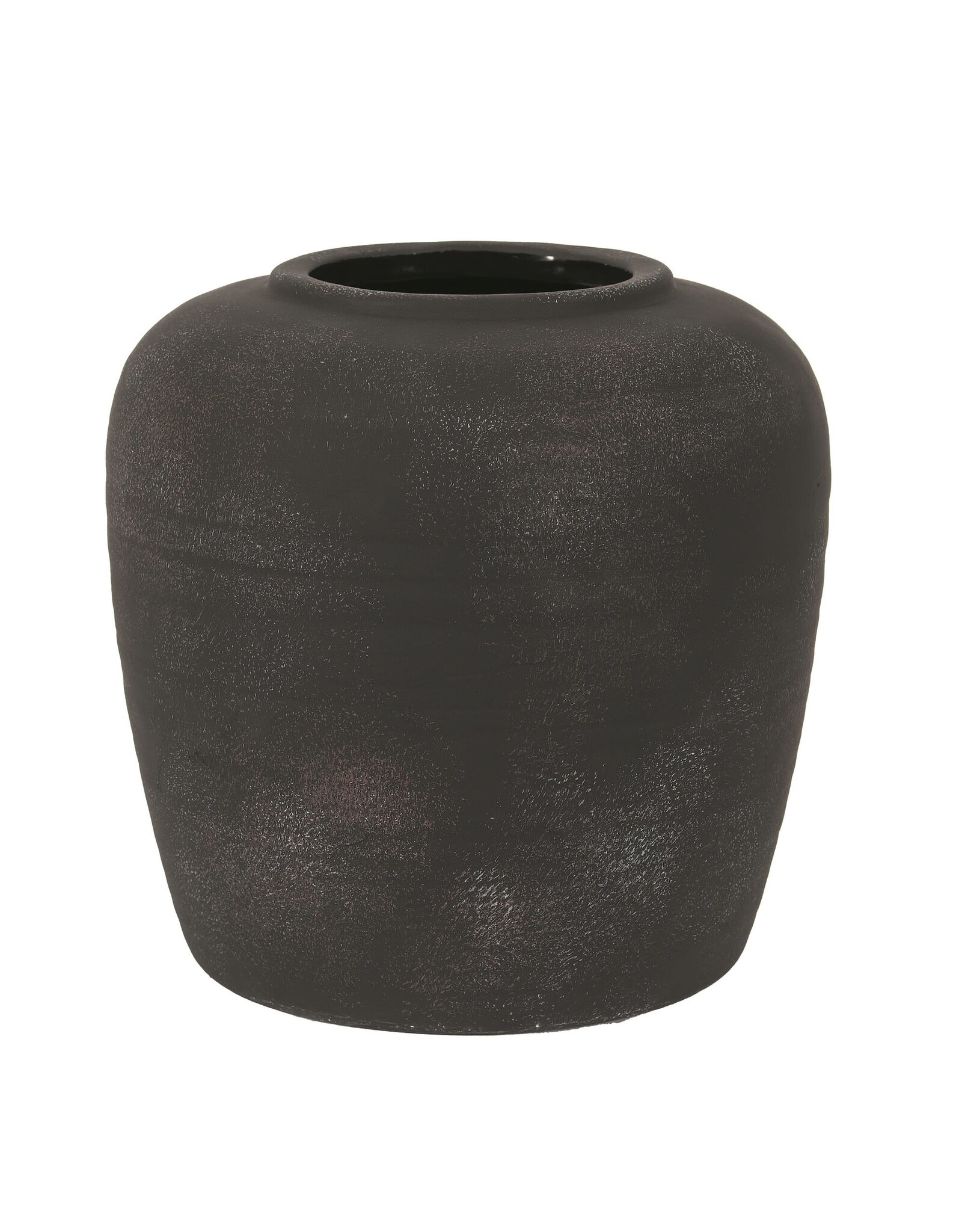 Fat Black Vase