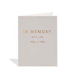 Sympathy - In Memory Of A Life