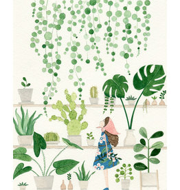 Just Because - Girl And Plants