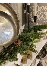 72" Faux Garland With Pinecones