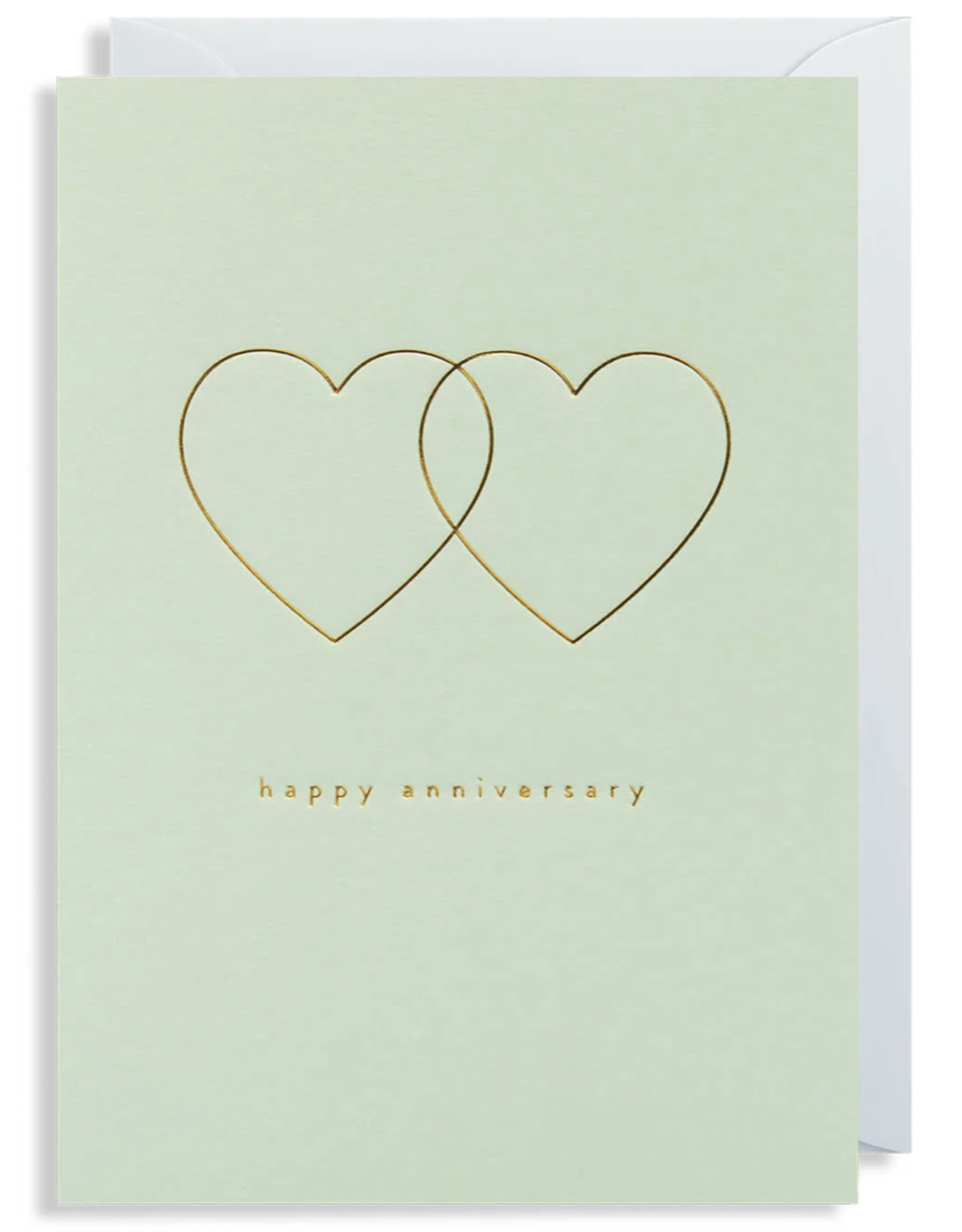 Anniversary - Linked Gold Hearts