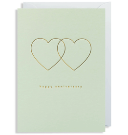 Anniversary - Linked Gold Hearts