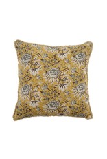 Clementine Block Print Pillow - 20" x 20"