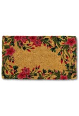 Pink Flower Border Doormat