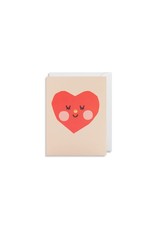 Just Because - Heart Face Mini Card
