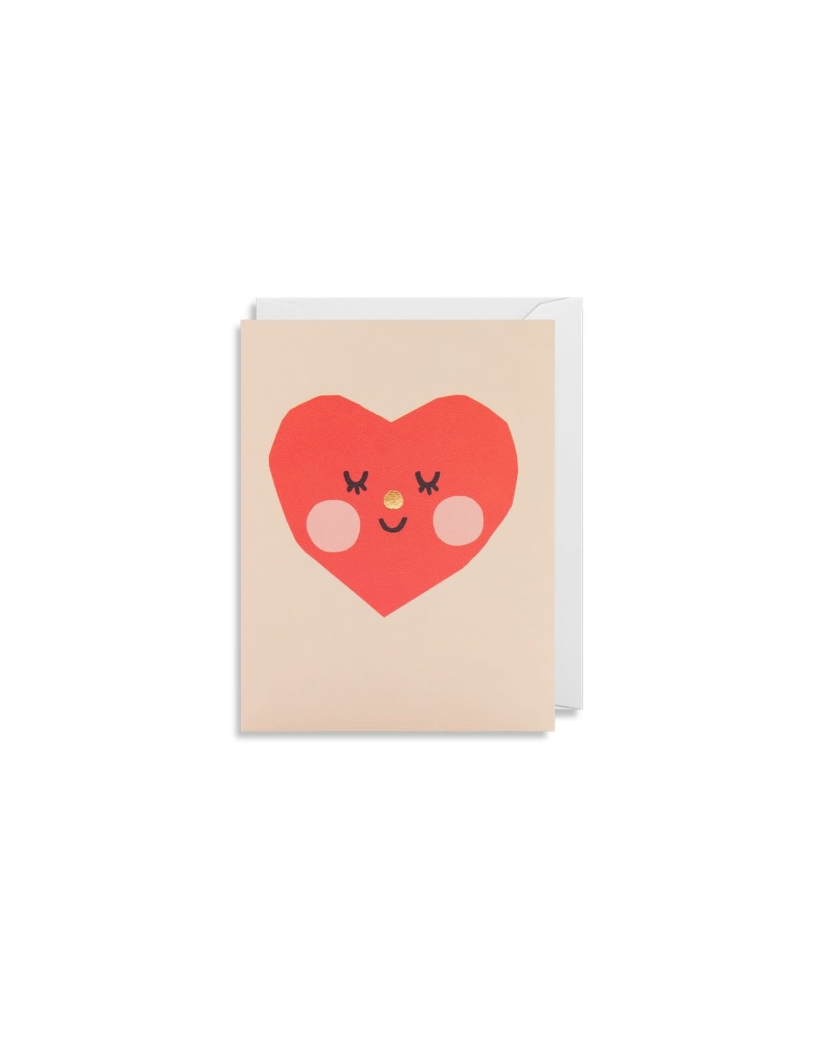 Just Because - Heart Face Mini Card