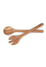 Natural Wood Salad Servers