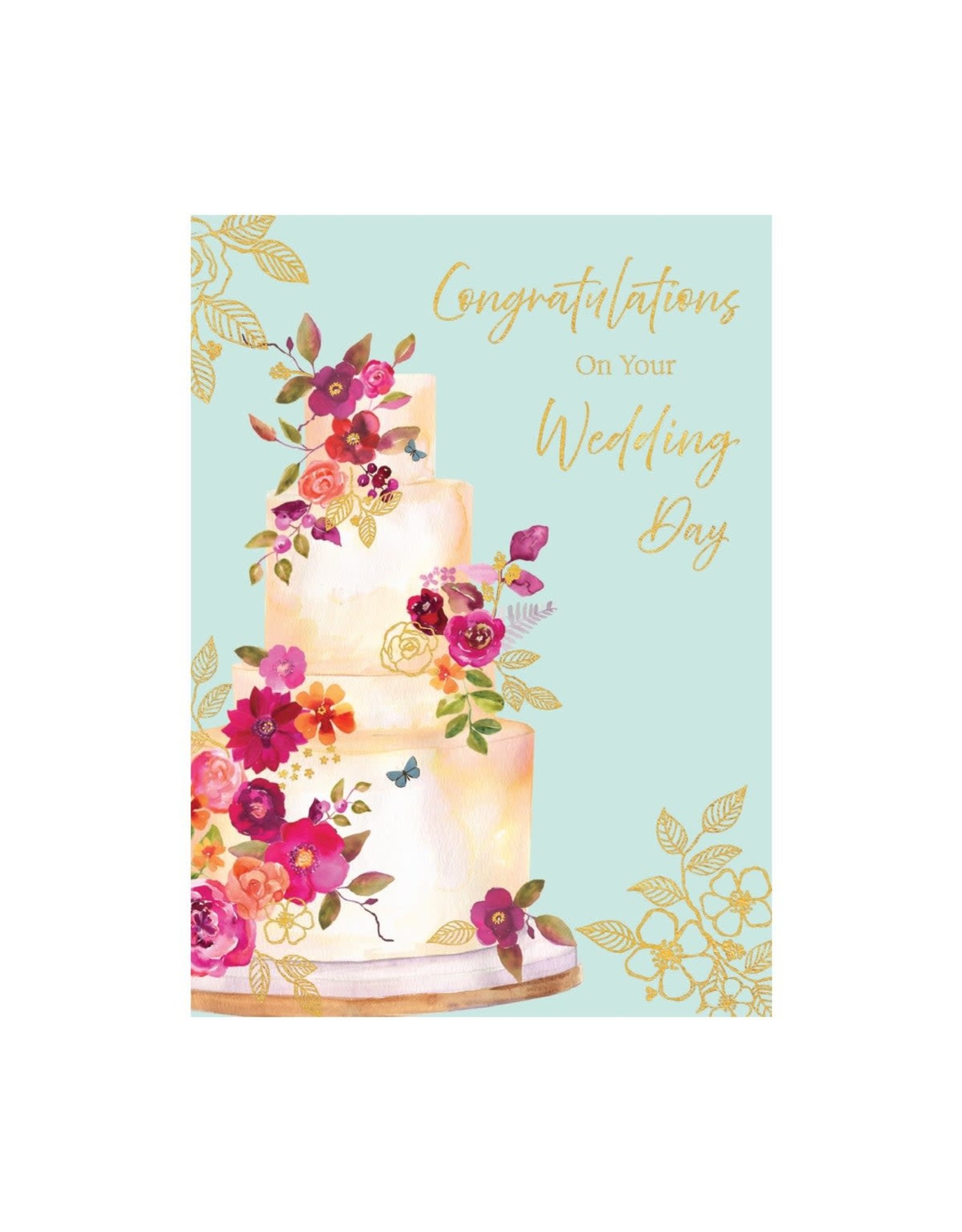 Wedding - Flowery Wedding Cake
