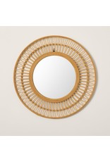 Rattan Round Mirror - 28"