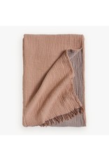 Pokoloko Crinkle Throw - Sand/Apricot