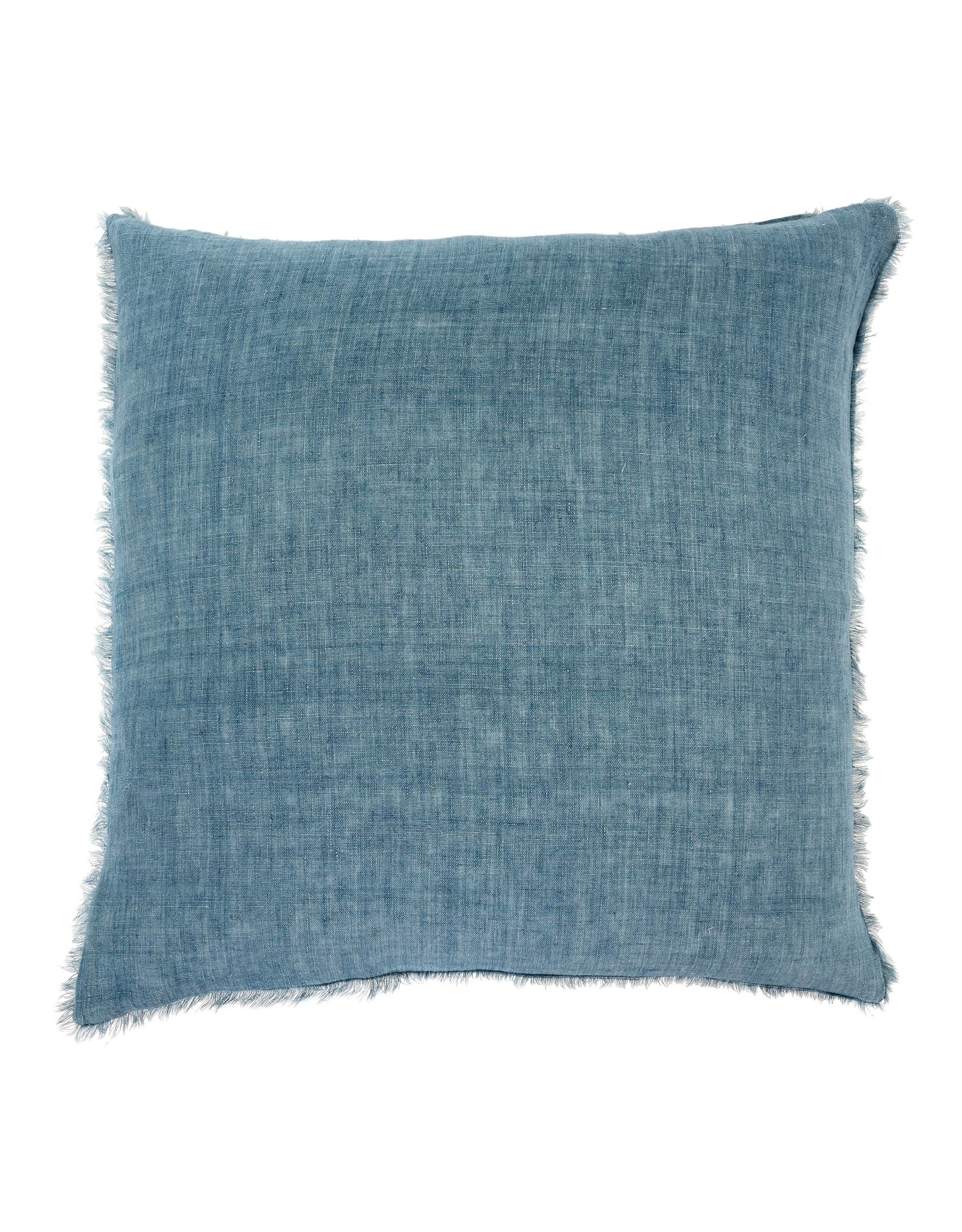 Lina Linen Pillow - Arctic Blue - 24" x 24"