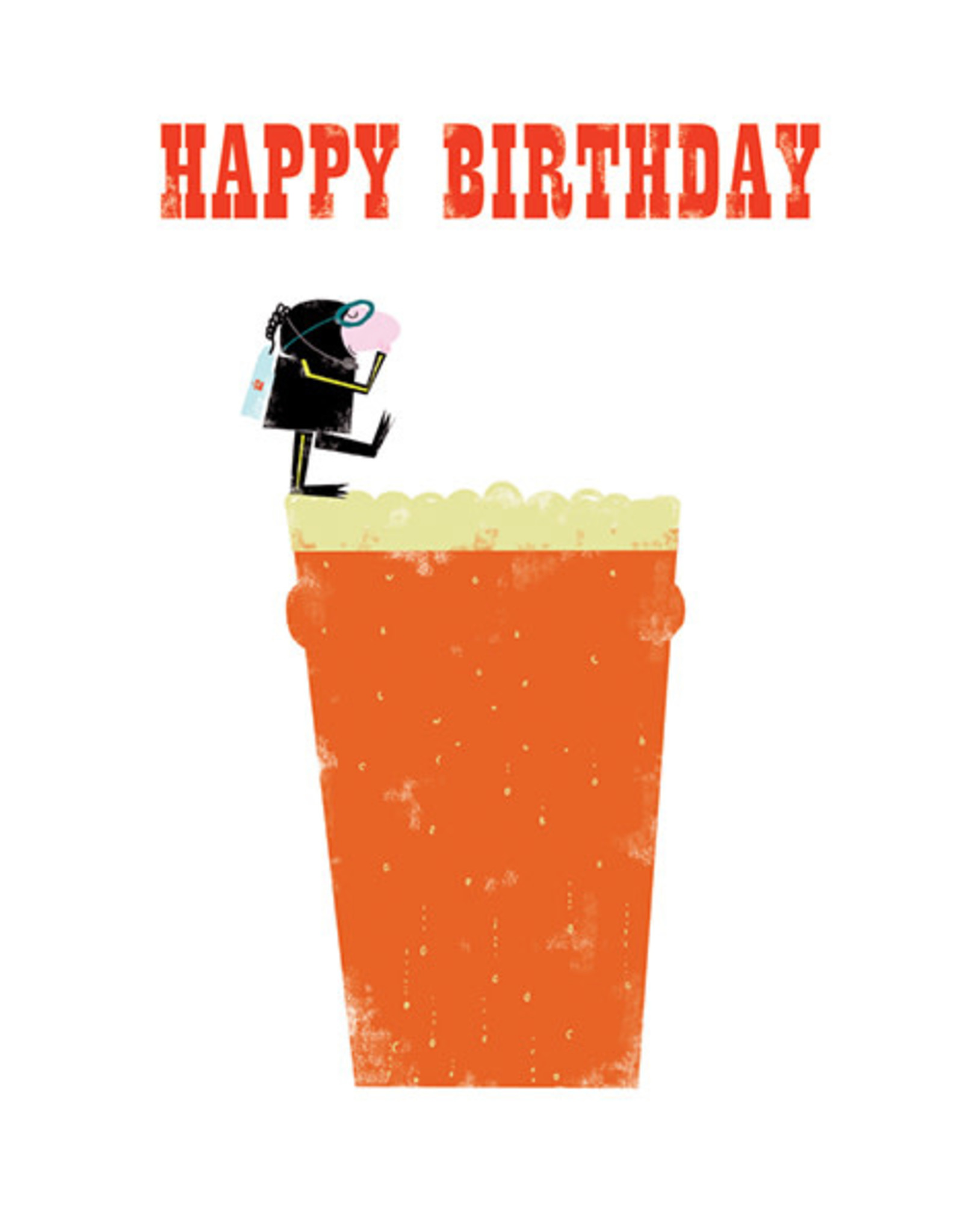 Birthday - Birthday Beer - Mini Card