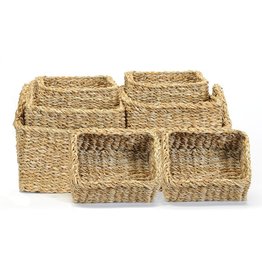 Seagrass Storage Baskets - Set of 7