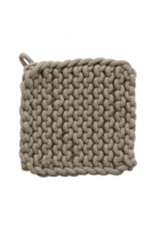 Square Cotton Crocheted Pot Holder