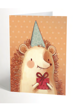 Valerie Boivin Illustration Birthday - Hedgehog With Little Hat