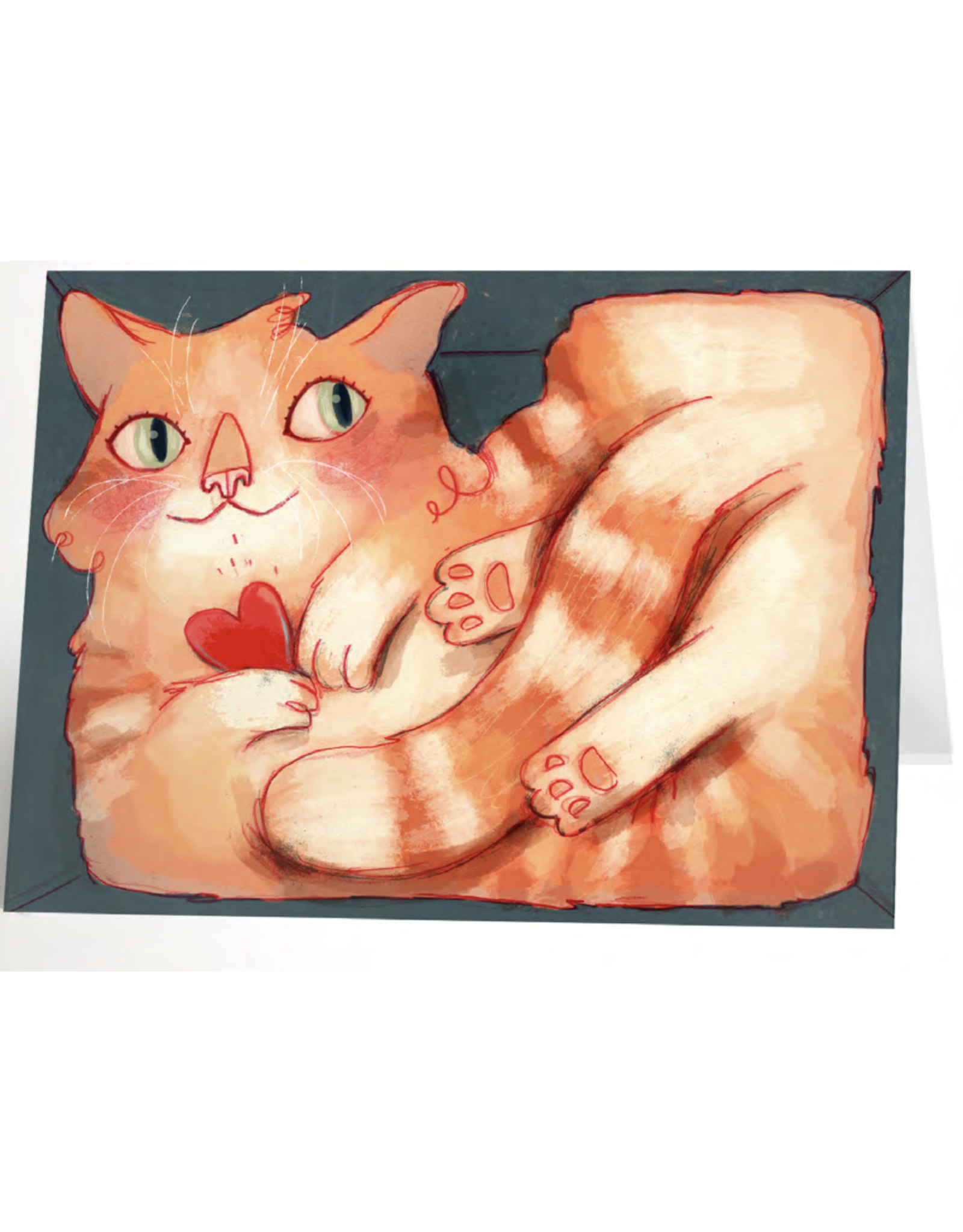 Valerie Boivin Illustration Just Because - Square Cat