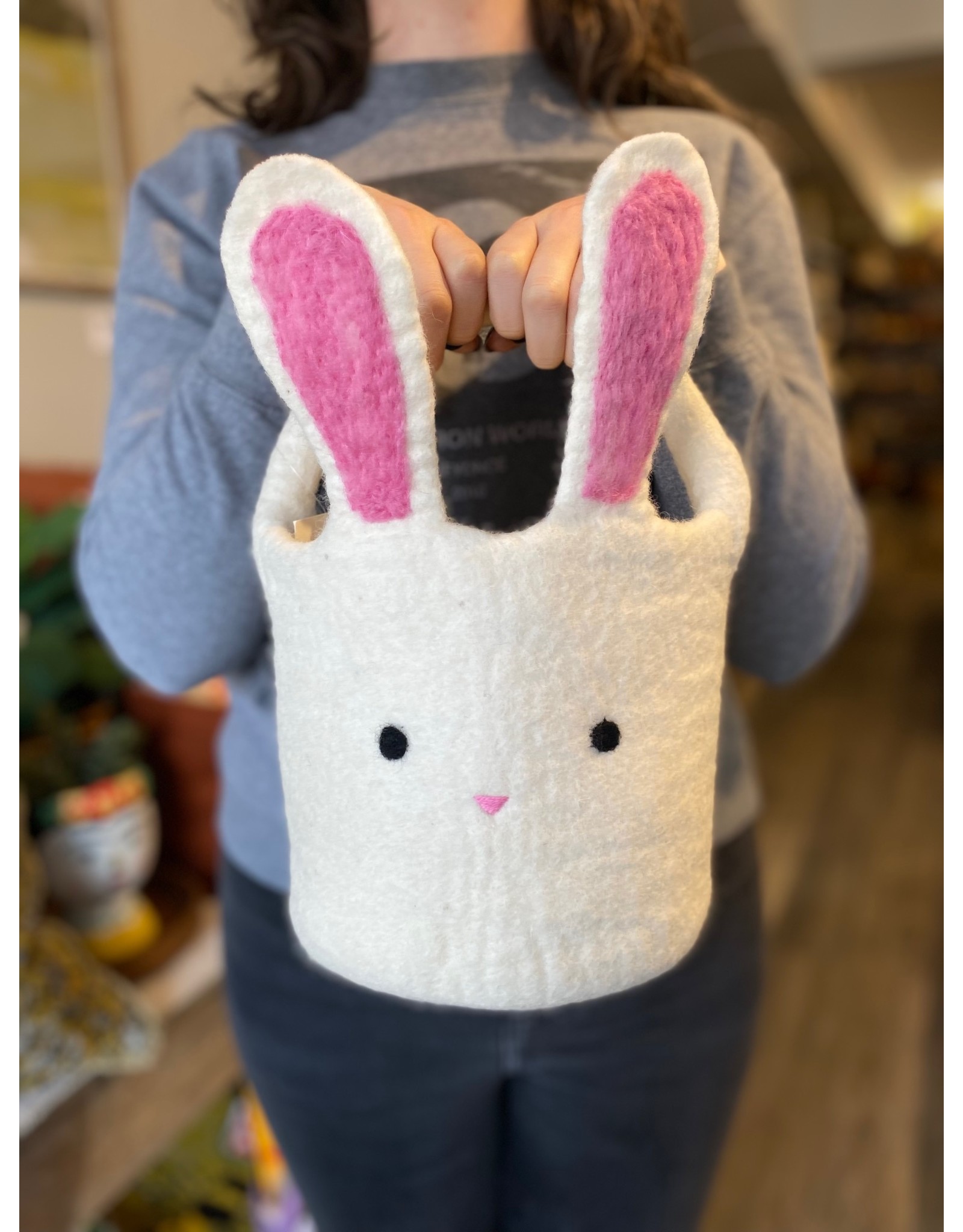 Felt Bunny Basket