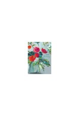 Birthday - Red Flowers In A Vase
