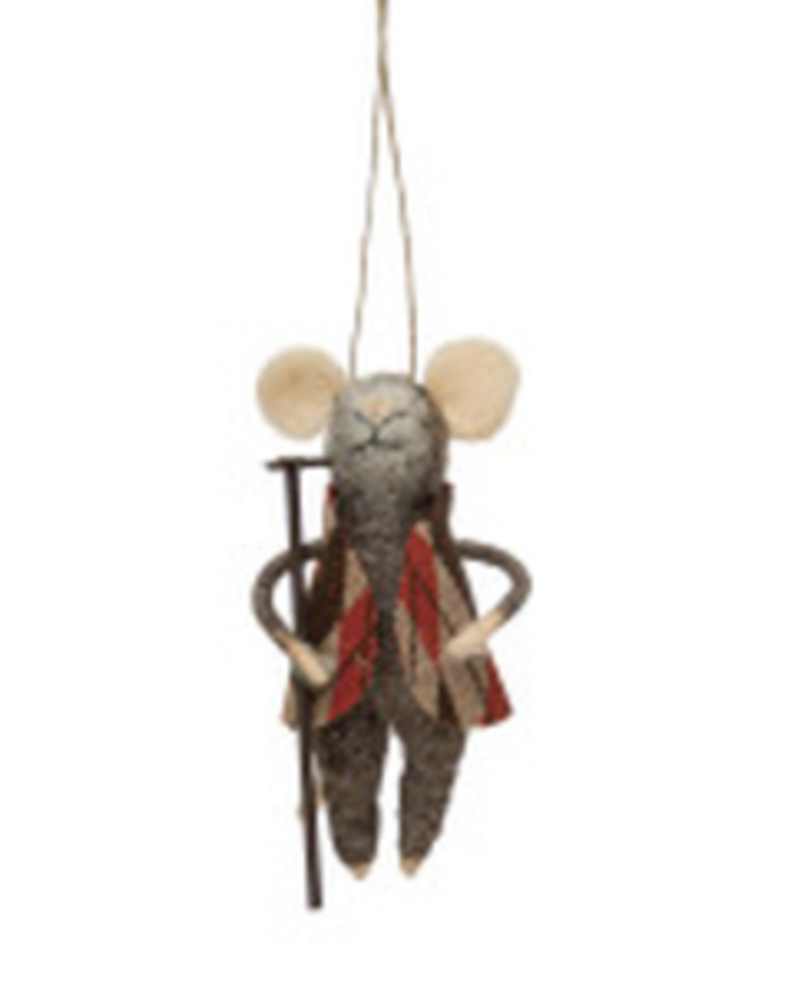 Gardening Mouse Ornament