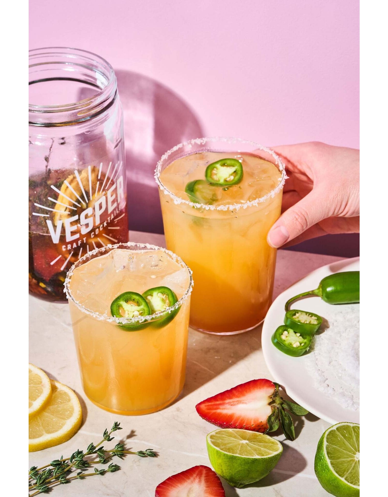 Craft Cocktail Infusion Mix Jalapeno Margarita Lulu & Lavigne Home Studio