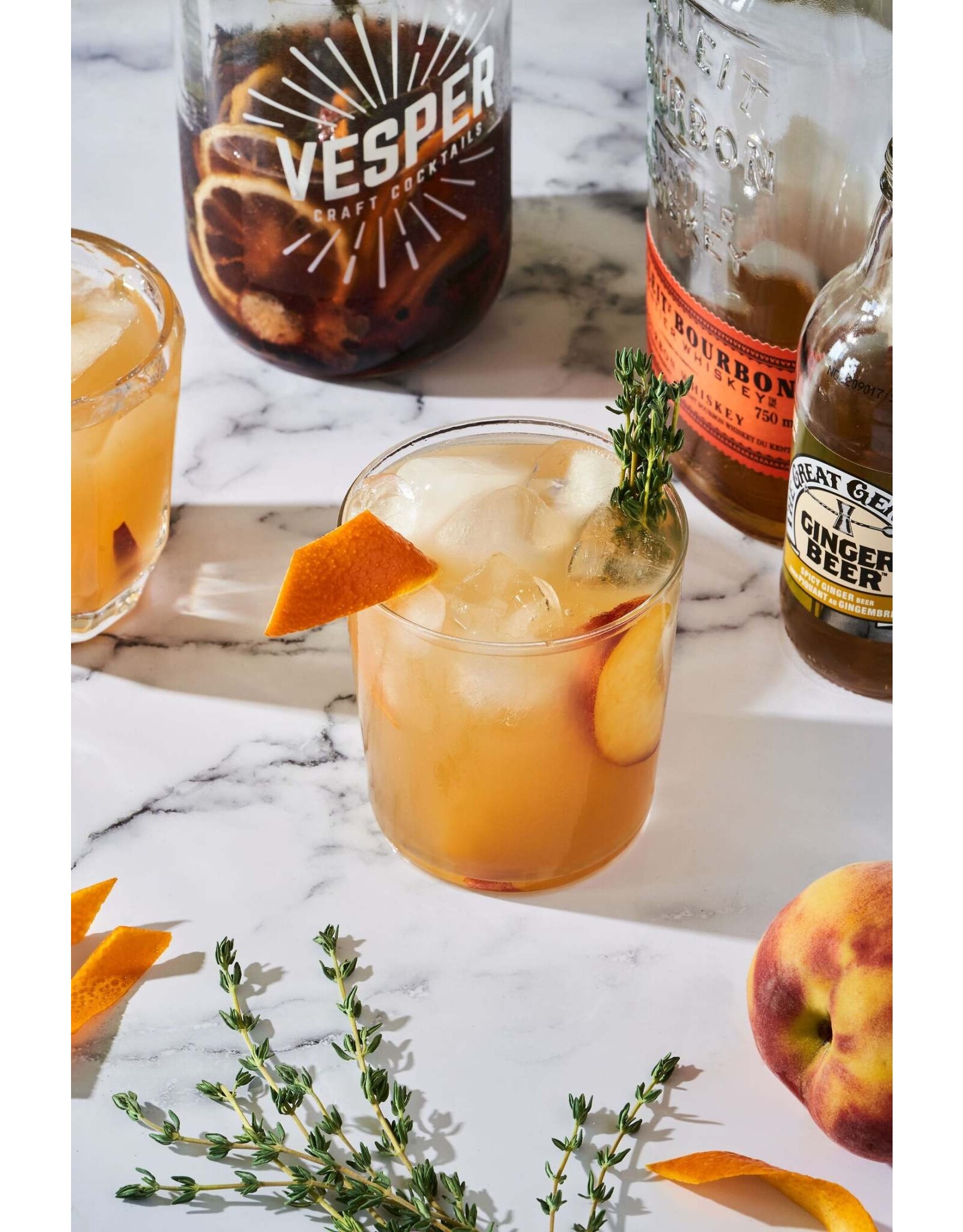 Craft Cocktail Infusion Mix Bourbon Peach Smash
