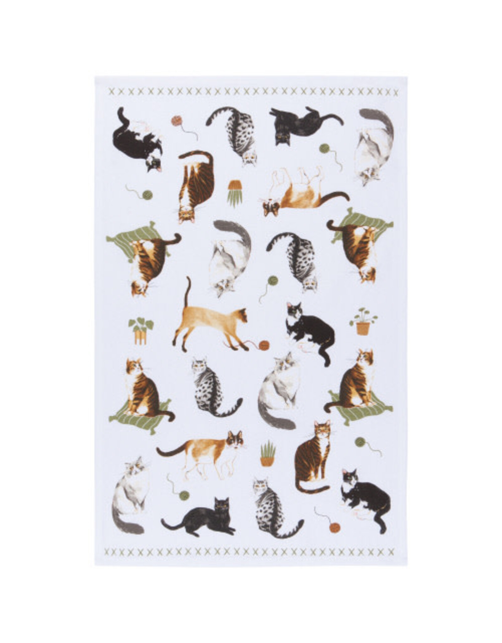 Cat Collective Tea Towel