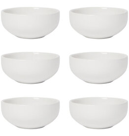 White Pinch Bowl - Set of 6