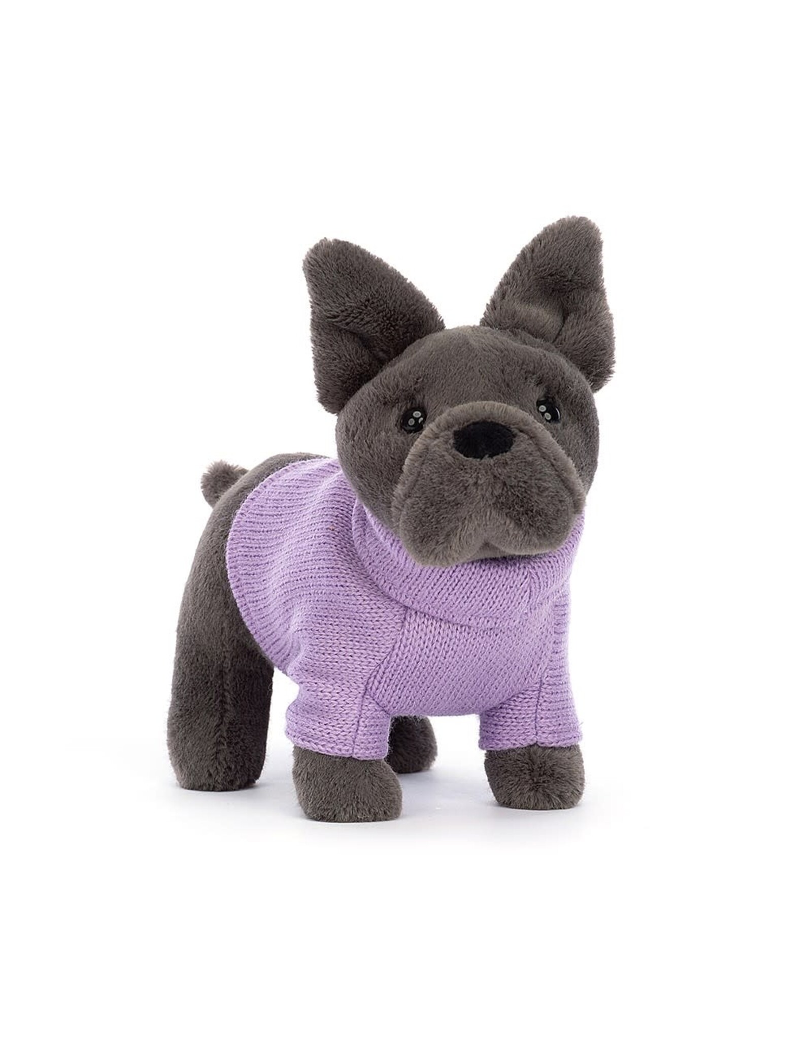 French Bulldog Purple Sweater