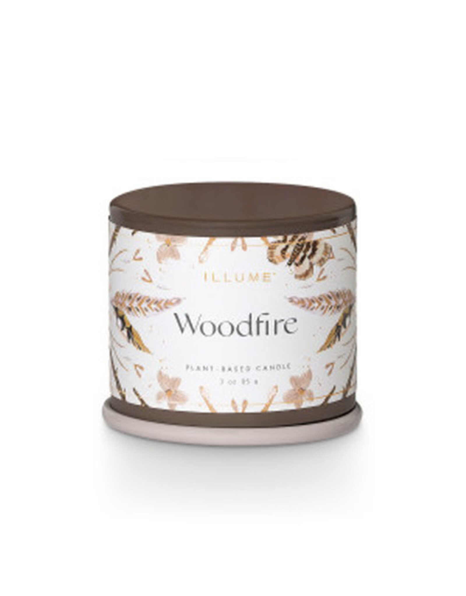 Illume Woodfire - Demi Tin Candle