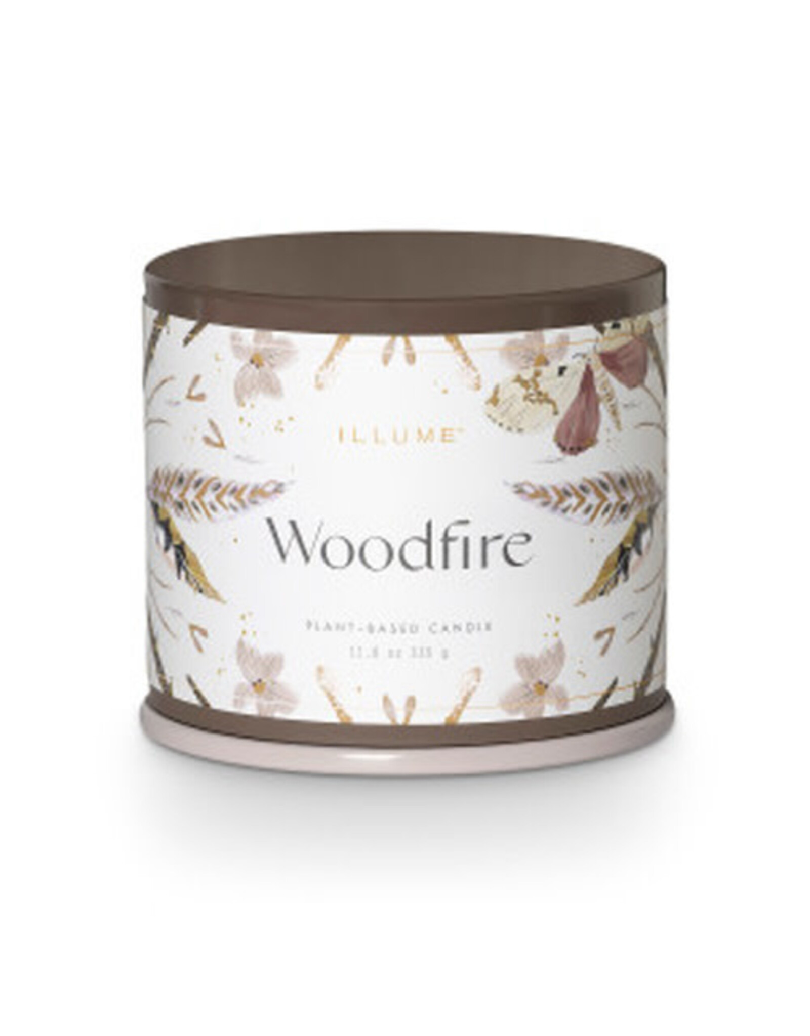Illume Woodfire -Vanity Tin Candle